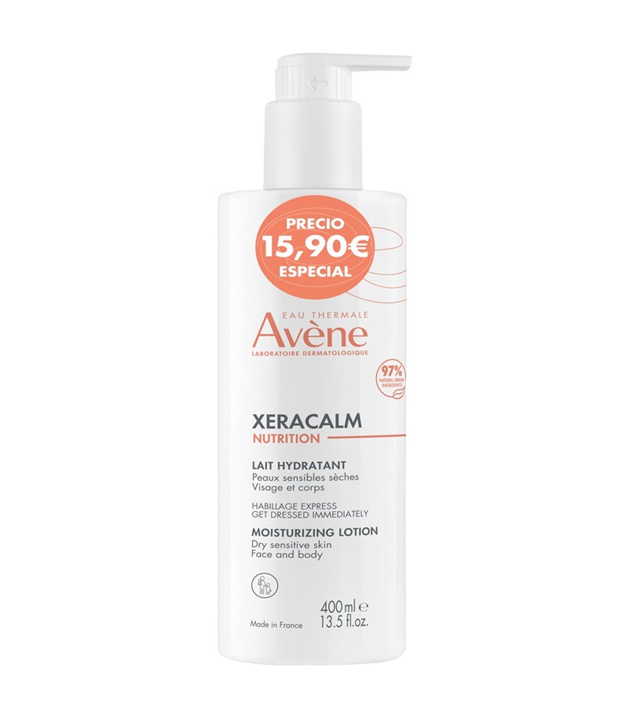 Avène lait démaquillant pour peaux sensibles sèches - Visage, yeux