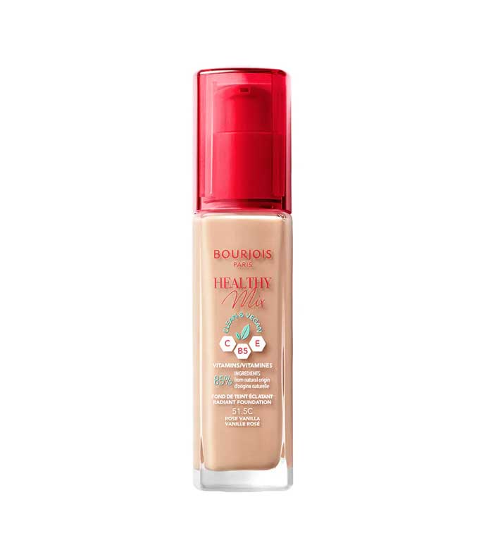 Bourjois - Fond de teint sain Mix Clean Foundation - 51.5C: Vanille Rose