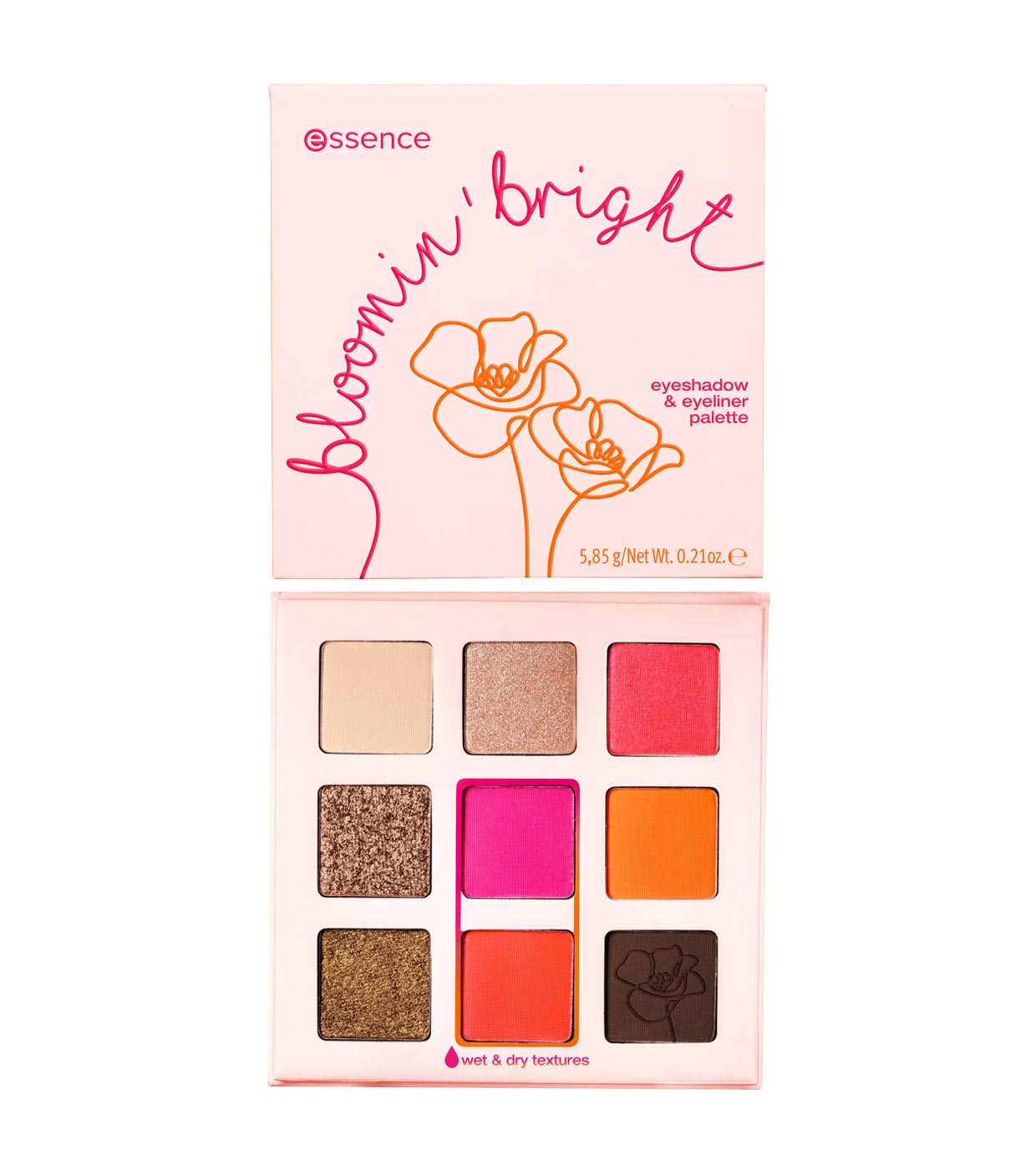 Essence - *Bloomin' Bright* - Eye-liner et palette d'ombres See Me Bloomin'