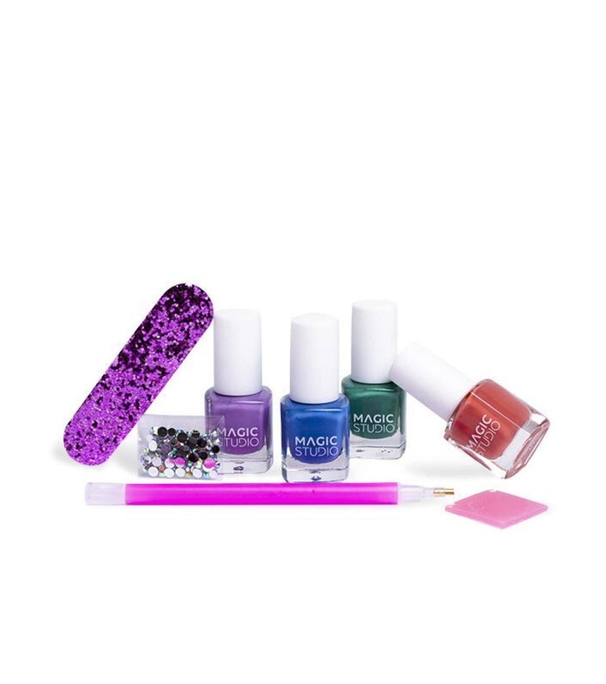 Coffret Nail Art Glitza - Paillettes Et Motifs Pour Ongles - Dès 6 Ans - Résiste 10 Jours