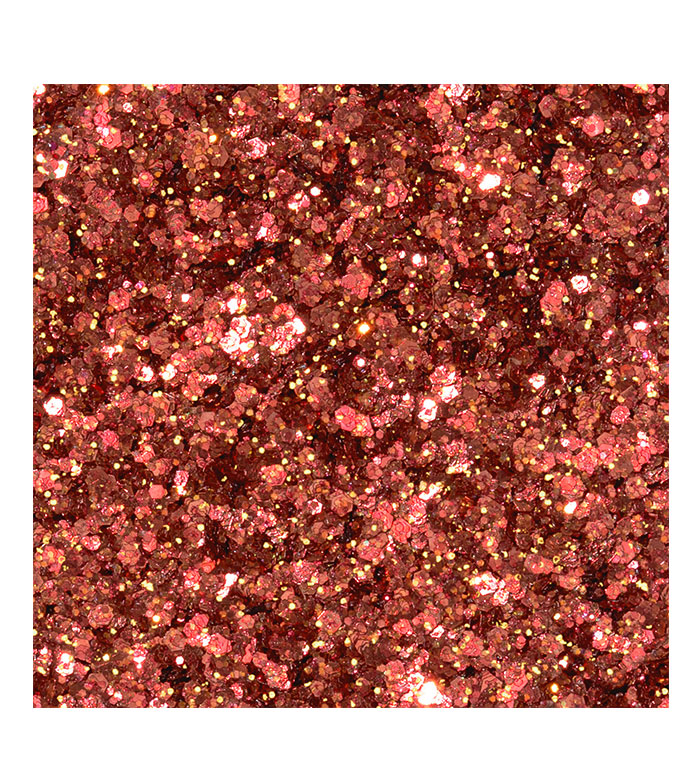 Poudre pailletée rouge ruby Fractal