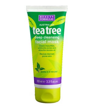 Beauty Formulas - Tea Tree Deep cleansing masque