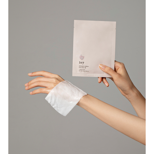 107 Beauty - Masque facial câlin à l'avocat pour peaux déshydratées