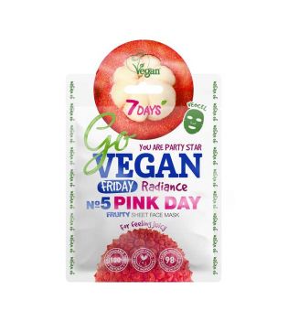7DAYS - Masque facial Go Vegan - Friday Pink Day