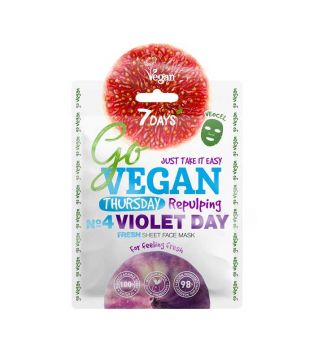 7DAYS - Masque facial Go Vegan - Thursday Violet Day