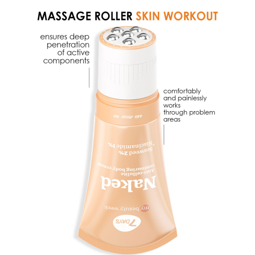 7DAYS - *My Beauty Week* - Roller crème corps anti-cellulite - Naked