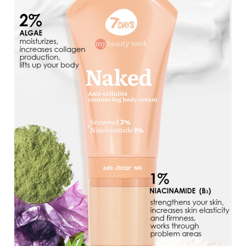 7DAYS - *My Beauty Week* - Roller crème corps anti-cellulite - Naked