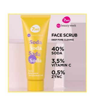7DAYS - *My Beauty Week* - Gommage visage nettoyant pour les pores Soda
