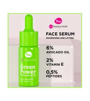 7DAYS - *My Beauty Week* - Sérum nourrissant pour le visage Green Power Vitamin E