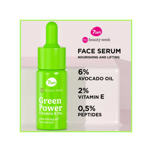 7DAYS - *My Beauty Week* - Sérum nourrissant pour le visage Green Power Vitamin E