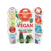 7DAYS - Ensemble de masques pour le visage  Go Vegan Healthy Week Colour Diet