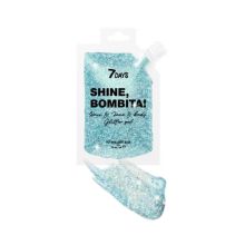 7DAYS - Glitter gel pour le visage, les cheveux et le corps Shine, Bombita! - 905: Brilliant Blue