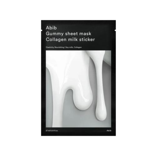 Abib - Masque visage Gummy Sheet Mask - Collagen Milk Sticker