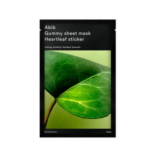 Abib - Masque visage Gummy Sheet Mask - Heartleaf Sticker