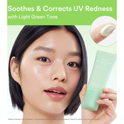 Abib - Crème solaire pour le visage Heartleaf Mild SPF50+ PA++++