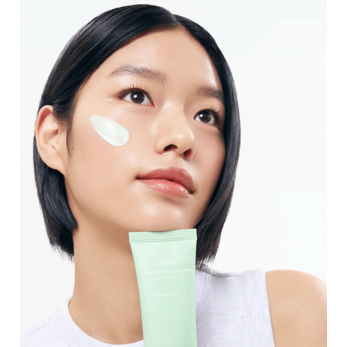 Abib - Crème solaire pour le visage Heartleaf Mild SPF50+ PA++++