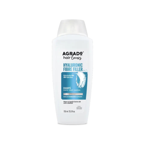 Agrado  - Shampoing Hyaluronic fibre filler - Cheveux déshydratés ou ternes