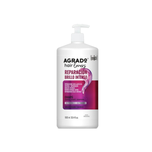 Agrado  - Shampoing réparateur brillance intense - Cheveux ternes et sans éclat