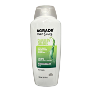 Agrado - Shampooing usage fréquent pour cheveux gras - 750ml