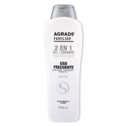 Agrado - Gel et shampoing usage familial fréquent - 1250ml