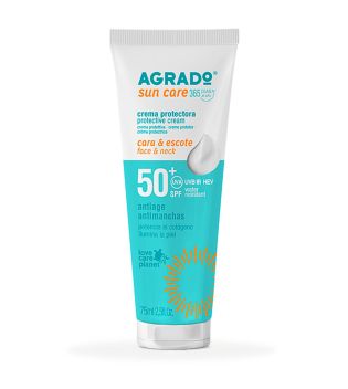 Agrado - Crème protectrice visage anti-taches SPF50+