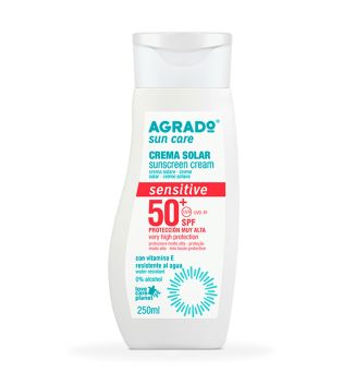 Agrado - Crème solaire Sensitive SPF 50+ - Très élevé