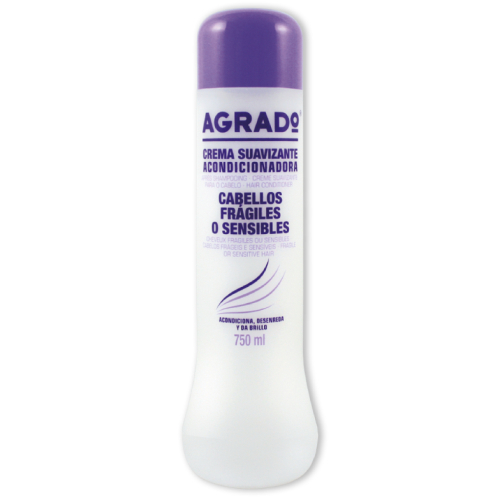 Agrado - Crème lissante revitalisante - Cheveux fragiles ou sensibles
