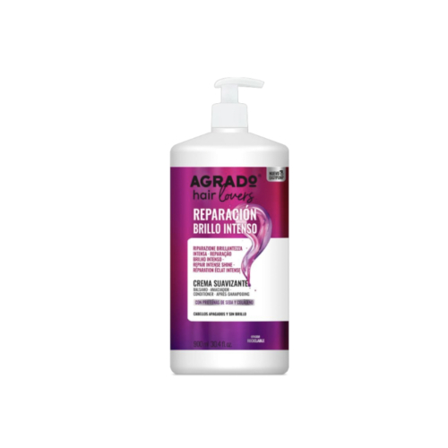Agrado  - Crème lissante réparatrice brillance intense - Cheveux ternes et sans éclat