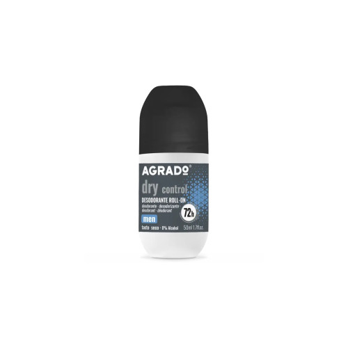 Agrado - Déodorant roll-on anti-transpirant Dry Control pour homme