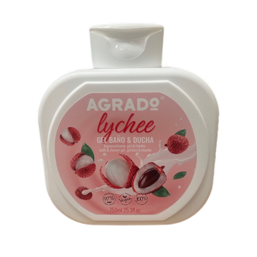 Agrado - Gel douche - Lychee