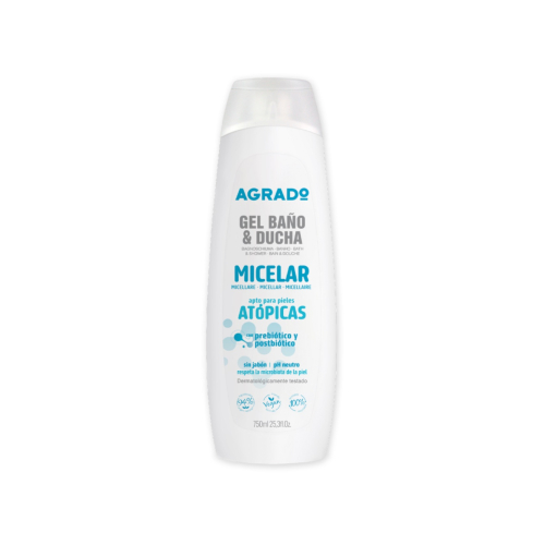 Agrado - Gel micellaire bain et douche Peau Atopique - 750ml