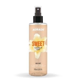 Agrado - Parfum corporel Sweet - Vanille et Rose