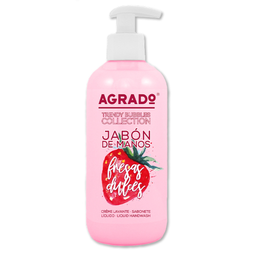 Agrado - *Trendy Bubbles* - Savon pour les mains à la fraise sucrée