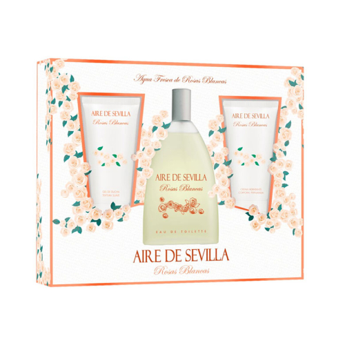 Aire de Sevilla - Pack Eau de toilette pour femme 150ml - Roses Blanches