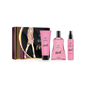 Aire de Sevilla - Coffret Eau de toilette pour femme + brume corporelle + gel douche - Flow
