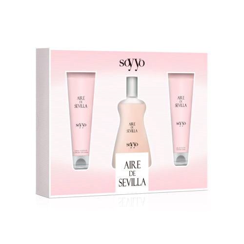 Aire de Sevilla - Set Eau de toilette pour femme + crème hydratante + gel douche - Soy Yo