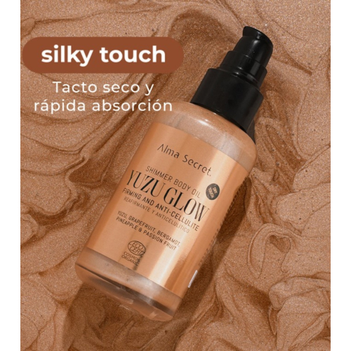 Alma Secret - Huile corporelle raffermissante et anti-cellulite avec Shimmer Yuzu Glow