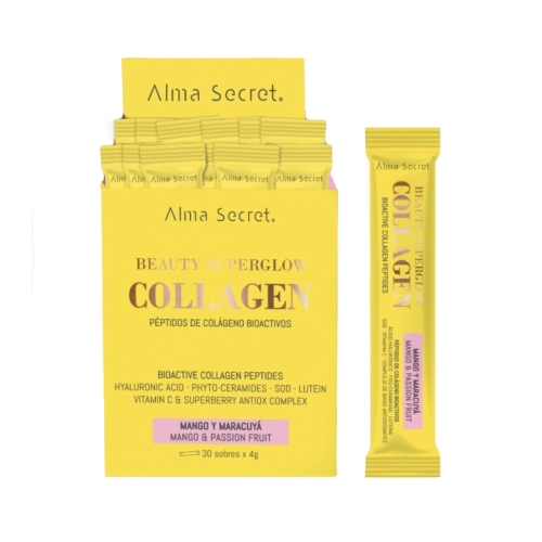 Alma Secret - *Beauty Super Glow Collagen* - Complément alimentaire - Mangue et fruit de la passion