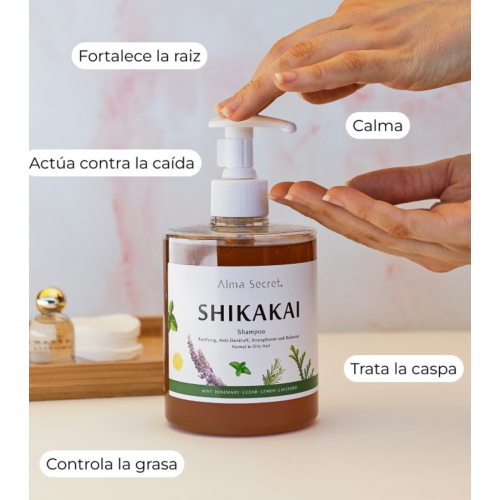 Alma Secret - Shampooing purifiant Shikakai pour cheveux normaux ou gras