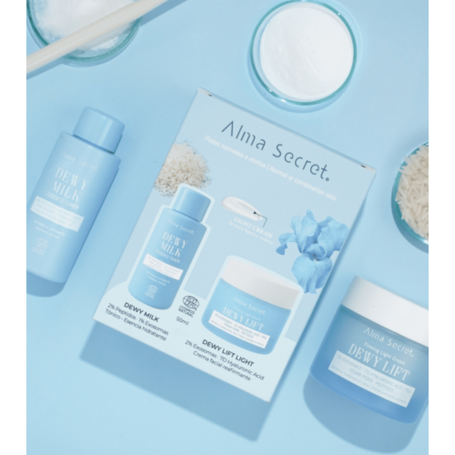 Alma Secret - Décolleté Mini Dewy Milk & Dewy Lift Light Cream - Peau normale à mixte