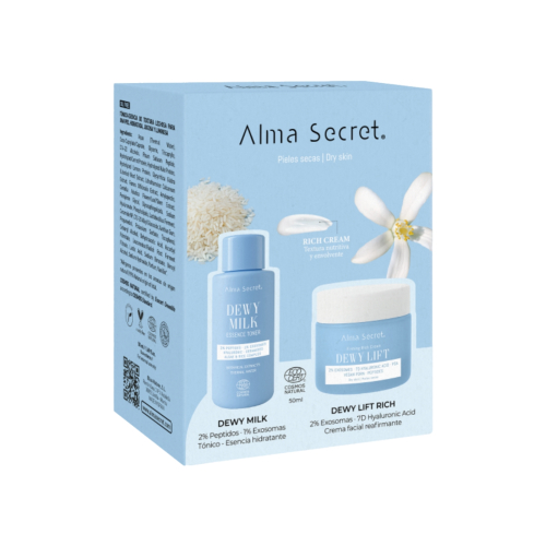 Alma Secret - Mini Coffret Dewy Milk & Dewy Lift Rich Cream - Peaux normales à sèches