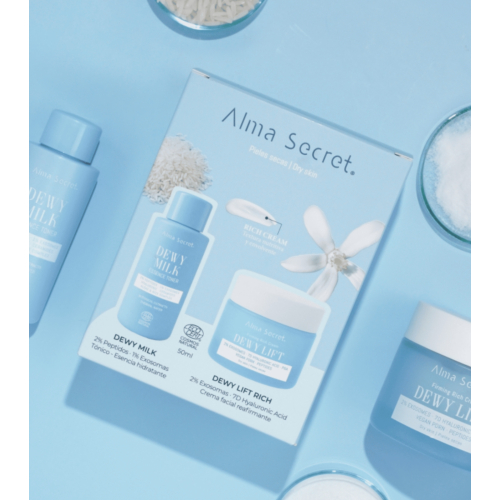 Alma Secret - Mini Coffret Dewy Milk & Dewy Lift Rich Cream - Peaux normales à sèches