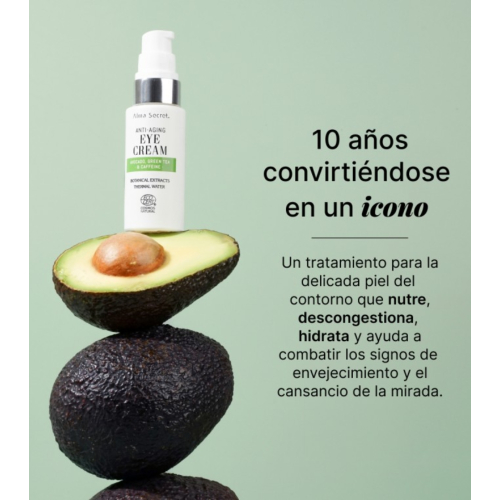 Alma Secret - Crème contour des yeux multi-réparatrice et anti-âge à l'avocat - 20ml