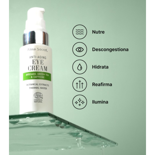 Alma Secret - Crème contour des yeux multi-réparatrice et anti-âge à l'avocat - 20ml