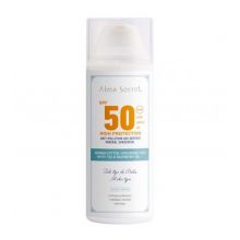 Alma Secret - Crème pour le visage à haute protection solaire SPF50 pour tous les types de peau