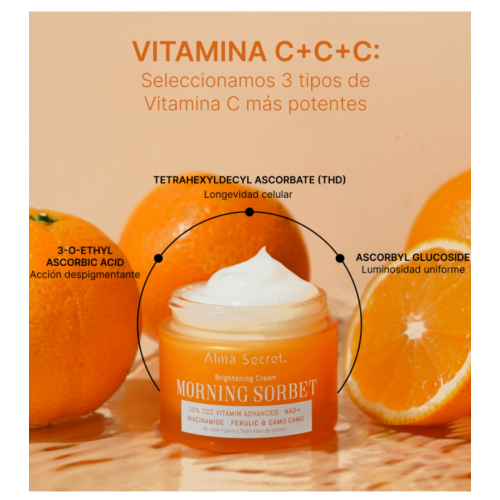 Alma Secret - Crème éclaircissante pour le visage Morning Sorbet