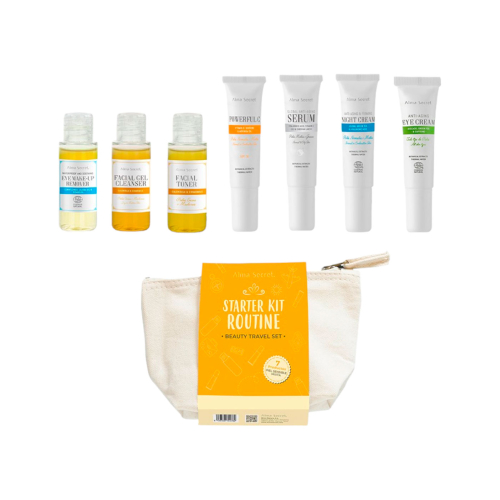 Alma Secret - Coffret Beauty Travel Starter Kit Routine - Peau sensible et mixte