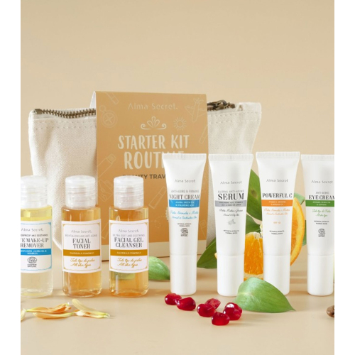Alma Secret - Coffret Beauty Travel Starter Kit Routine - Peau sensible et mixte