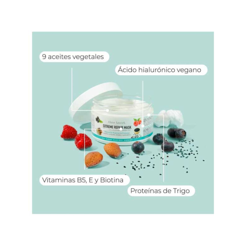 Alma Secret - Coffret shampoing solide Shikakai + masque Extreme Repair