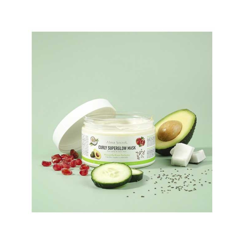 Alma Secret - Coffret cadeau sérum capillaire Botanical Rescue + masque Curly Superglow